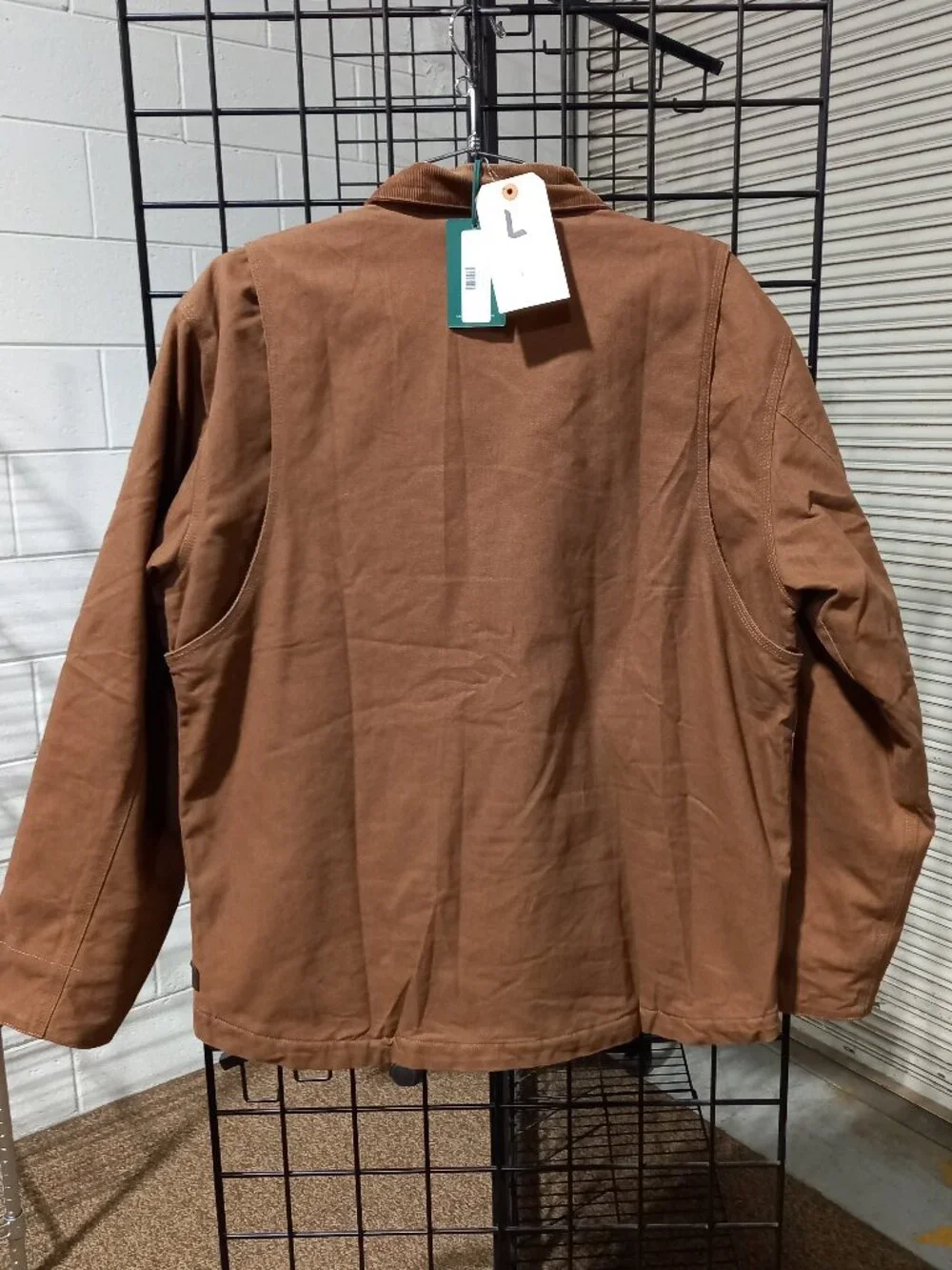 CANVAS CONCEALED CARRY JACKET - Brown | Large - Picture 3 of 6
